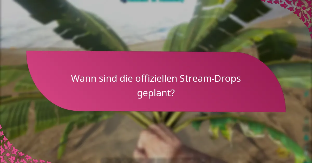 Wie fordere ich Belohnungen aus offiziellen Stream-Drops an?