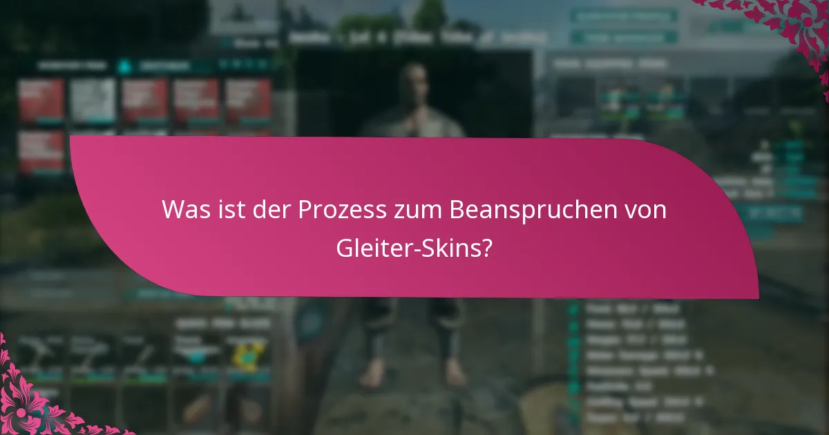 Wie kann ich an Veranstaltungen für Gleiter-Skins teilnehmen?