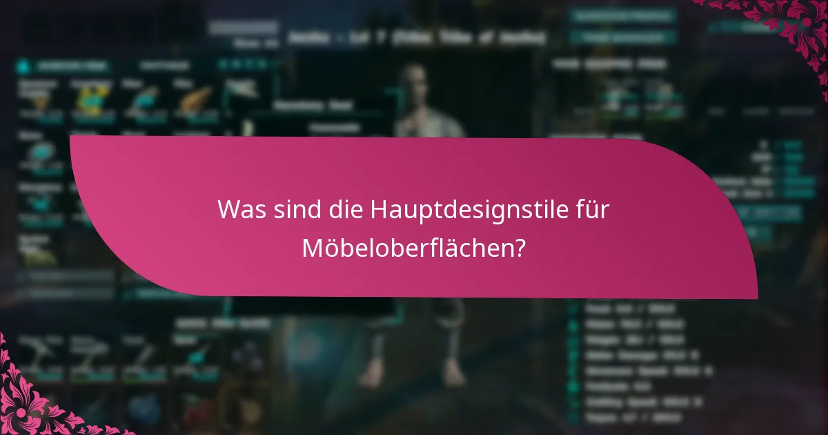 Welche Quellen kann ich für Ansprüche zu Möbeloberflächen vertrauen?