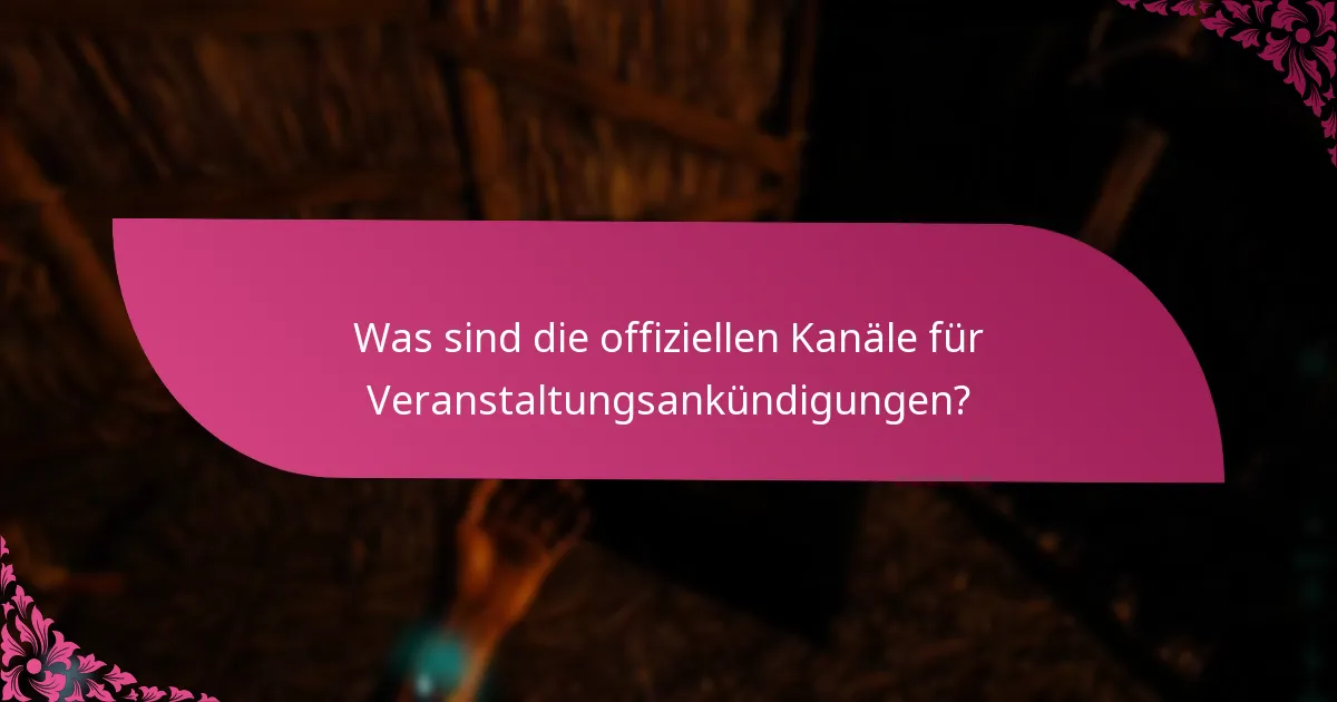 Wie kann ich die Benachrichtigungseinstellungen für Veranstaltungsankündigungen einrichten?