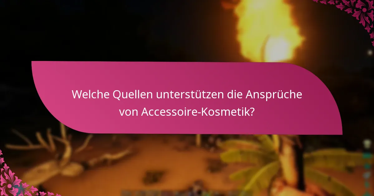 Welche Marken führen bei den Ansprüchen von Accessoire-Kosmetik?