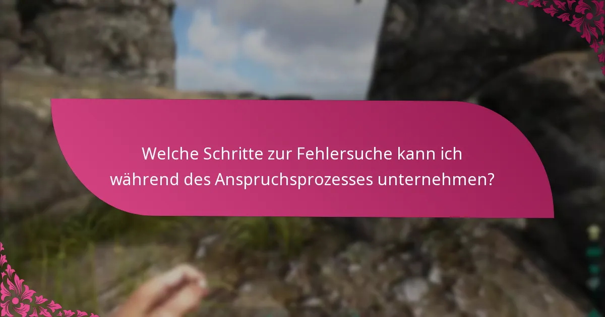 Was sind die potenziellen Risiken im Anspruchsprozess?